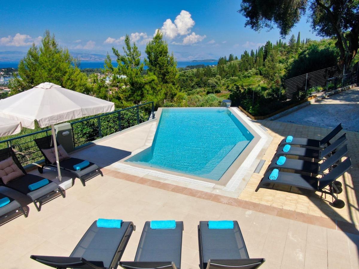 Julie Christie - Pool - Amazing Seaview Villa Kontokali