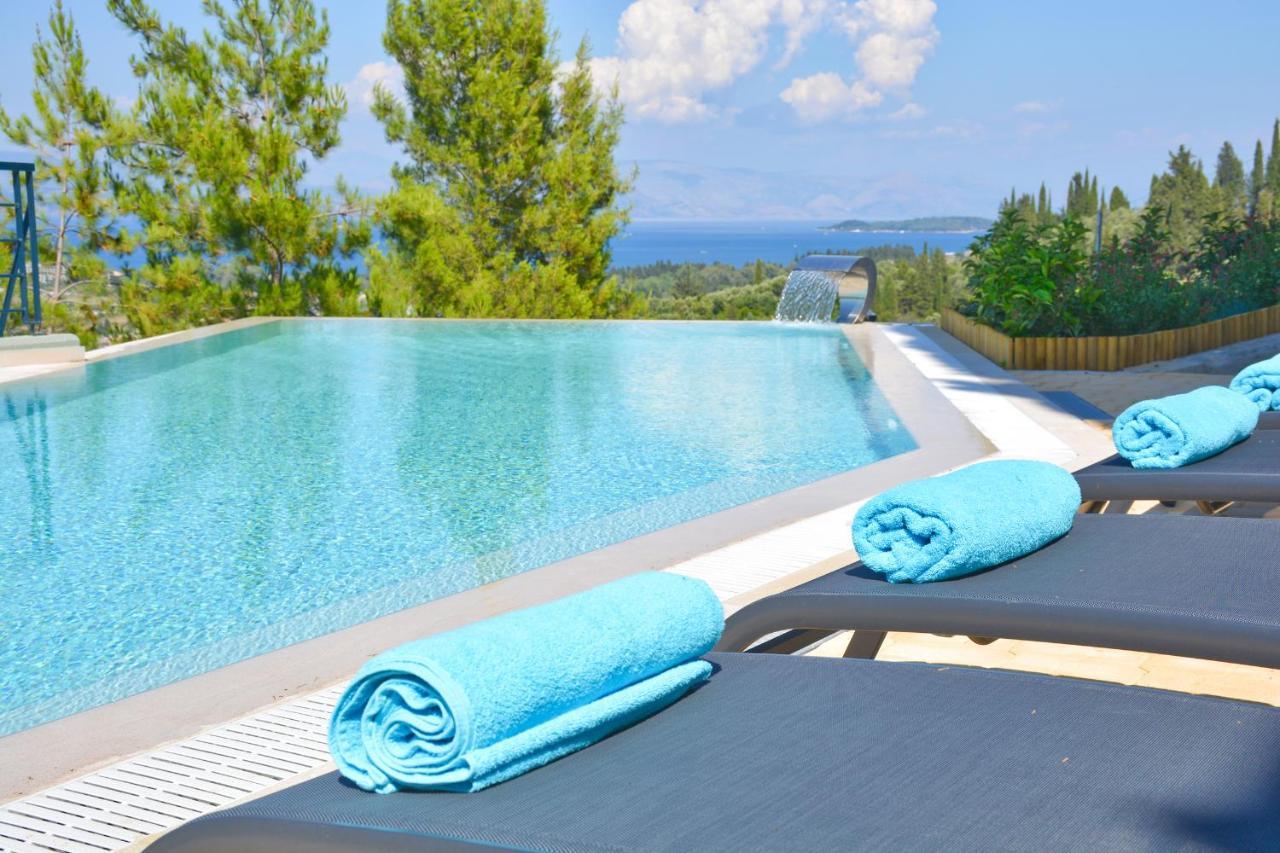 Julie Christie - Pool - Amazing Seaview Villa Kontokali